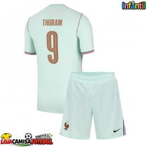 Camisa de Futebol França Marcus Thuram #9 Equipamento Secundário Infantil Mundo 2026 Manga Curta (+ Calças curtas)
